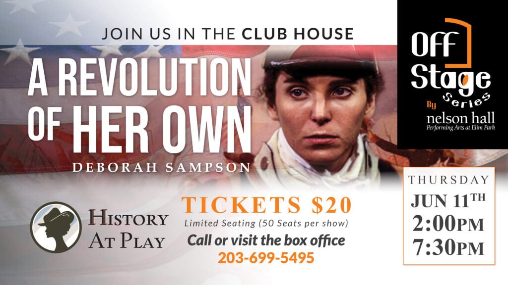 History at Plat at Nelson Hall Tickets 20 Dollars Call the Box Office at 203-699-5495 to learn more!